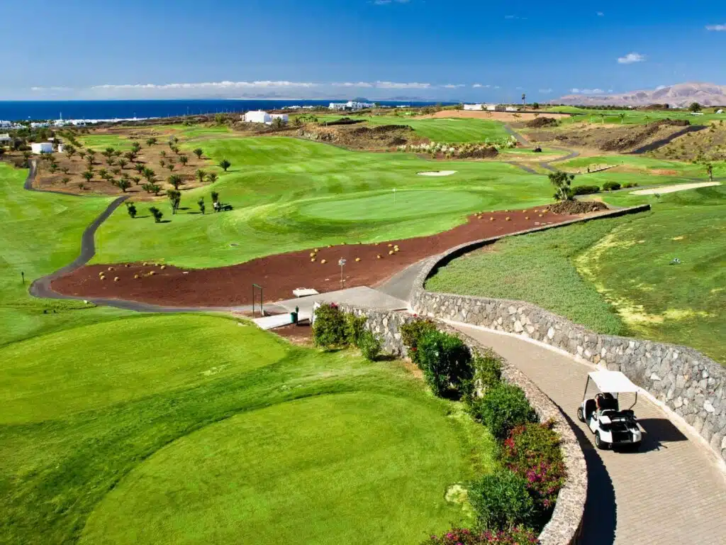 Golfurlaub Lanzarote Blick auf den Golfplatz